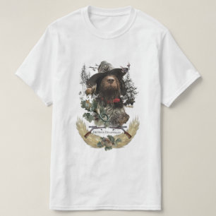 T-shirt pointeur À poils durs allemand