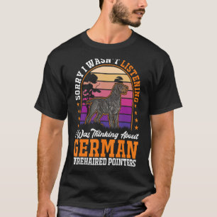 T-shirt Pointeur À poils durs allemand