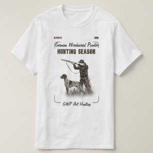 T-shirt pointeur À poils durs allemand