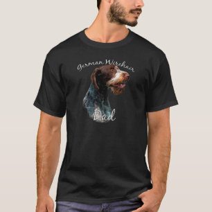 T-shirt Pointeur À poils durs allemand Papa 2