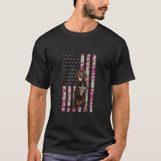 T-shirt Pointeur Allemand Raccourci Drôle Américain Cam
