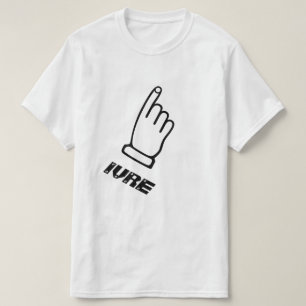 T-shirt Pointeur avec le texte Ivre