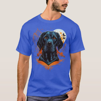 T-shirt Pointeur chien halloween 6