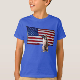 T-shirt Pointeur Patriotique Enfants T Chemise