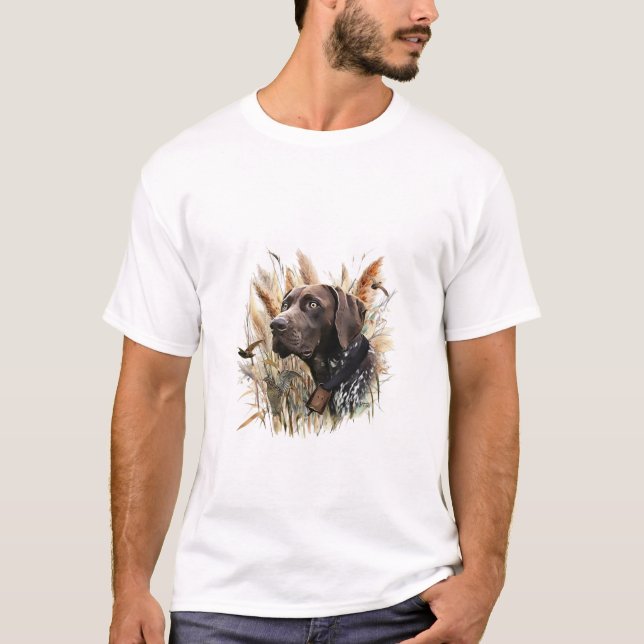 T-shirt Pointeurs allemands à poils courts (Devant)