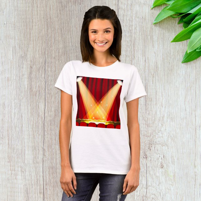 T-shirt Points saillants sur scène (Créateur téléchargé)