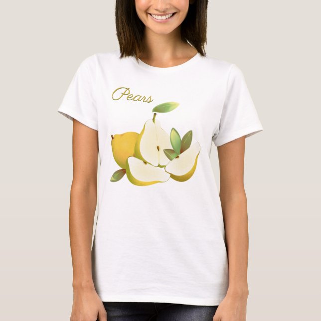 T-shirt Poires Fruits tropicaux (Devant)