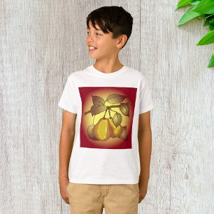 T-shirt Poires Sur Un Arbre