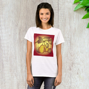 T-shirt Poires Sur Un Arbre
