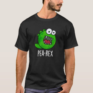 T-shirt Pois Rex Dinosaur Dinosaure Veggie TRex Pun Dark B