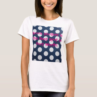 T-shirt Pois rose bleu