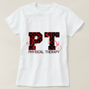 T-shirt pois rouge noir de pinte