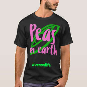 T-shirt Pois sur Terre Vie Végane Hommes Femmes