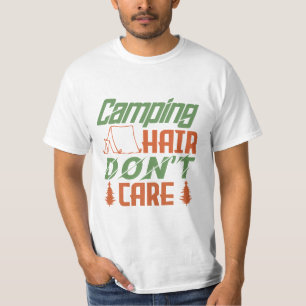 T-shirt Poison du camping hair don't care
