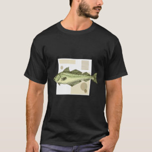 T-shirt Poisson Abstrait