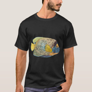 T-shirt POisson-ange BLUEFACE/YELLOWFACE-Pomacanthus xanth