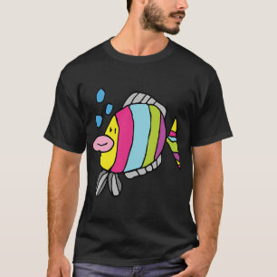 T-shirt Poisson Arc-en-ciel par Everything Eli