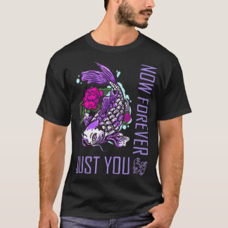 T-SHIRT POISSON ASAGI KOI POUR LES AMATEURS D'ART JAPONAIS