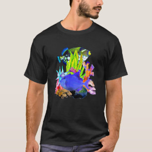 T-shirt Poisson baliste du Niger Récif agressif Aquarium e