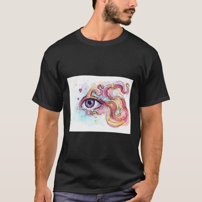 T-shirt Poisson Betta Poisson Doodle (Devant)