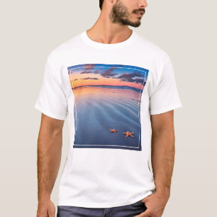 T-shirt Poisson-cendres sur sable