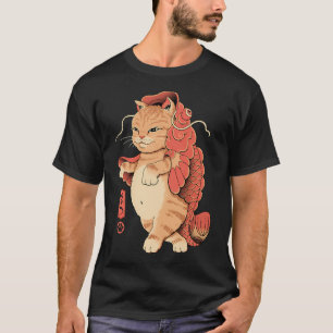 T-shirt Poisson-chat