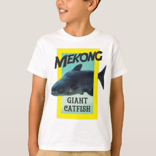 T-shirt Poisson-chat de géant du Mékong