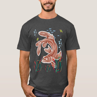 T-shirt Poisson chat drôle