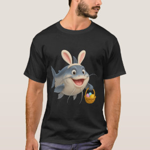T-shirt Poisson-chat géant du Mékong de Pâques
