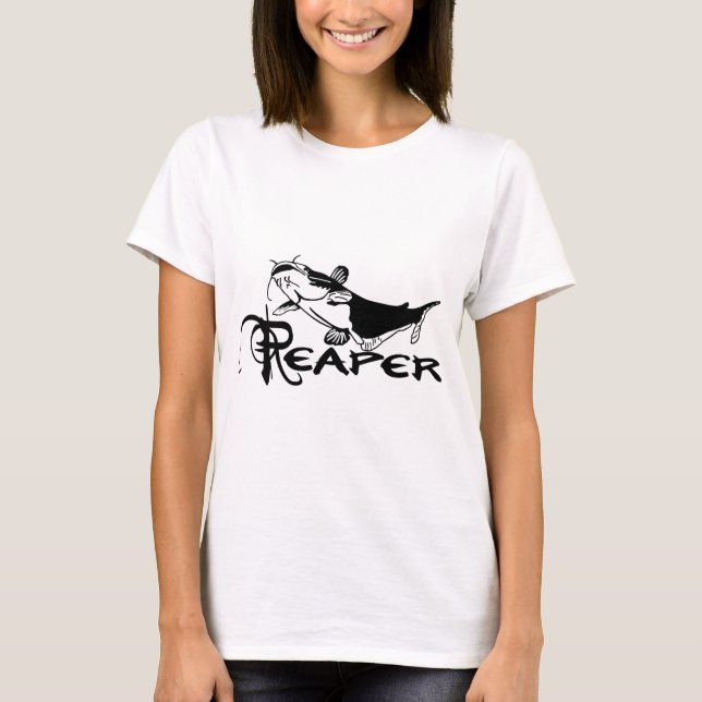 T-SHIRT POISSON-CHAT REAPER (Devant)