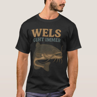 T-shirt Poisson-chat toujours efficace - Conception d'angl