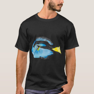 T-shirt Poisson chirurgien bleu