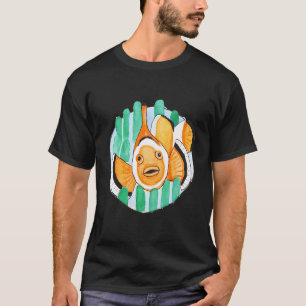 T-shirt Poisson-clown aquarelle