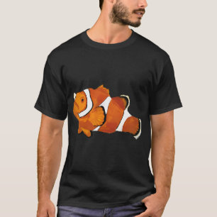 T-shirt Poisson clown peint à la main Poisson mignon