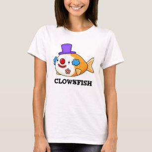 T-shirt Poisson clownesque Funky Animal Poisson Pun