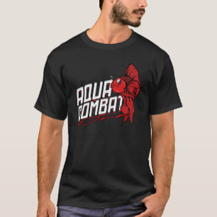 T-shirt Poisson Combattant Siamois Aqua Combat