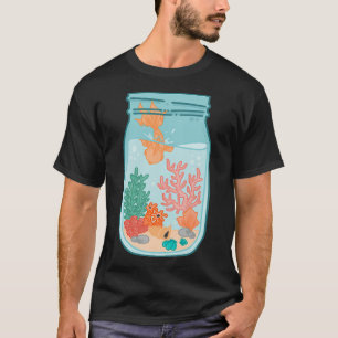 T-shirt poisson dans un bocal