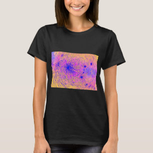 T-shirt Poisson Dans Un Coucher De Soleil