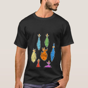 T-shirt Poisson D'avril Fish On the back canulars