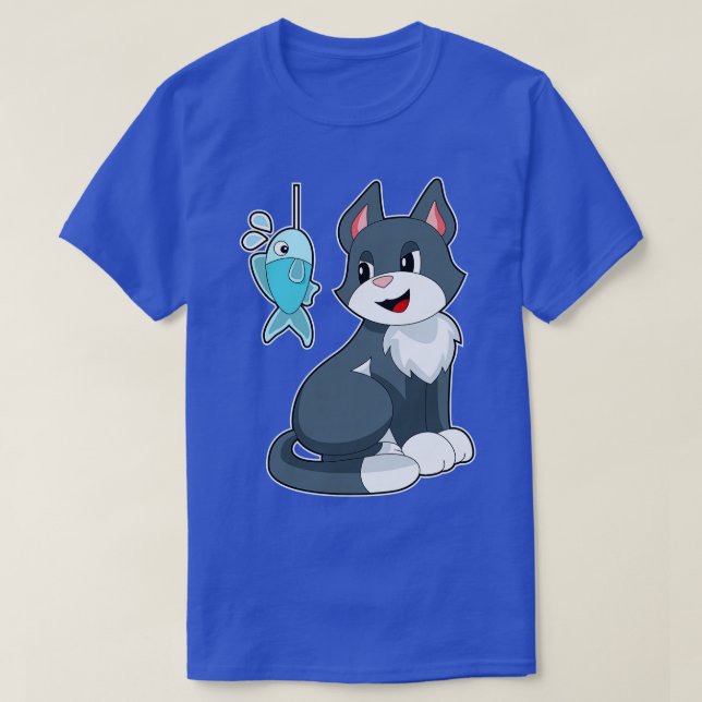 T-shirt Poisson de chat (Design devant)