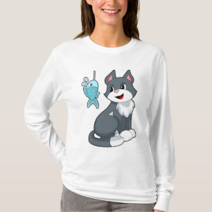 T-shirt Poisson de chat