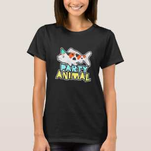T-shirt Poisson de la carpe d'animal de la fête Poisson d'
