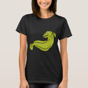 T-shirt Poisson de lotte dessin animé en colère