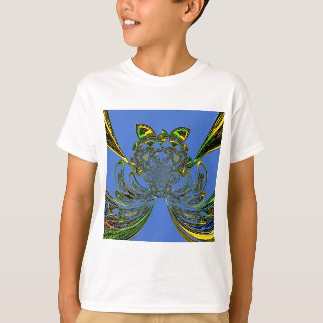 T-shirt Poisson de plumes (Devant)