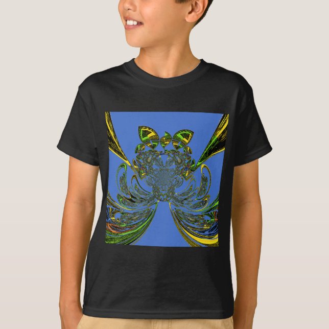 T-shirt Poisson de plumes (Devant)
