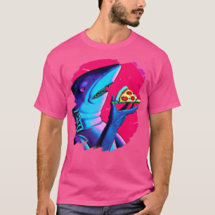 T-shirt Poisson de requin Pizza amusant Cool Pizza Requins