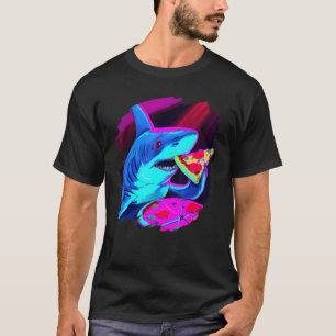 T-shirt Poisson de requin Pizza Cool Pizza Requins