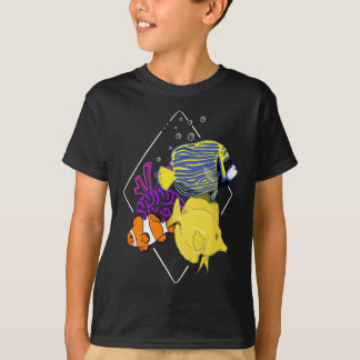 T-shirt Poisson d'eau salée Marine Hobbyiste aquatique