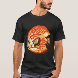 T-shirt Poisson discus