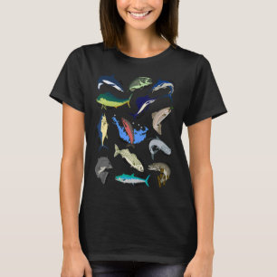 T-shirt Poisson flash